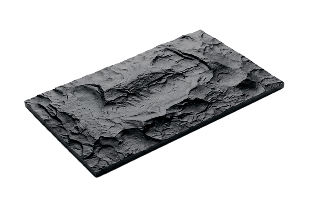 Плитка черная Belgian Black Rock (Скала)
