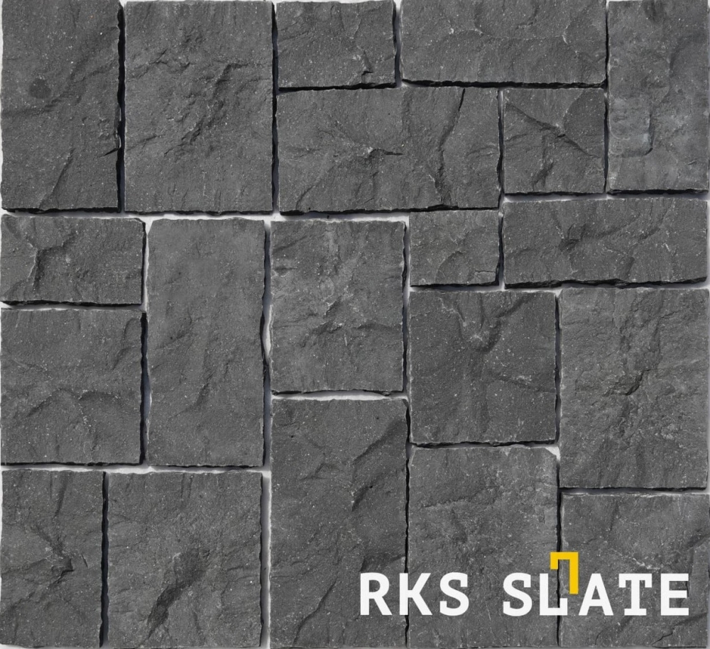 Фасадный колотый камень RKS SLATE Basalt Rock Castle