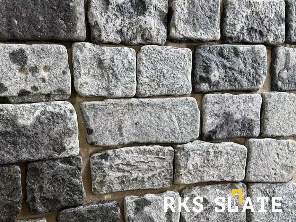 Камень для цоколя RKS SLATE Midnight Black Temple