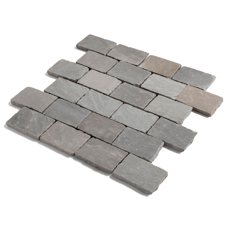 RKS Slate Sandstone Belgian Grey 200х100 мм. Прочная тротуарная плитка и плитка для пола из натурального песчаника. Лучшая цена на плитку из камня песчаник