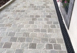 Брусчатка RKS Slate Belgian Grey 100х100 мм