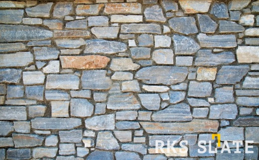 Натуральный камень для фасада RKS SLATE Nordic Blend Strips