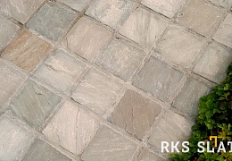 Брусчатка RKS Slate Belgian Grey 100х100 мм