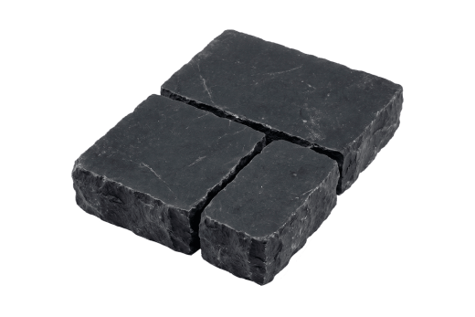 Брусчатка RKS Slate Belgian Black Классико 60х120/120х120/180х120 мм. Прочная тротуарная плитка из натурального известняка. Лучшая цена на плитку из камня известняк