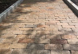 Гранитная брусчатка RKS Slate Vermont, галтованная 200х200 мм