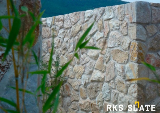 Фасадный камень известняк RKS SLATE Beige Limestone Loose
