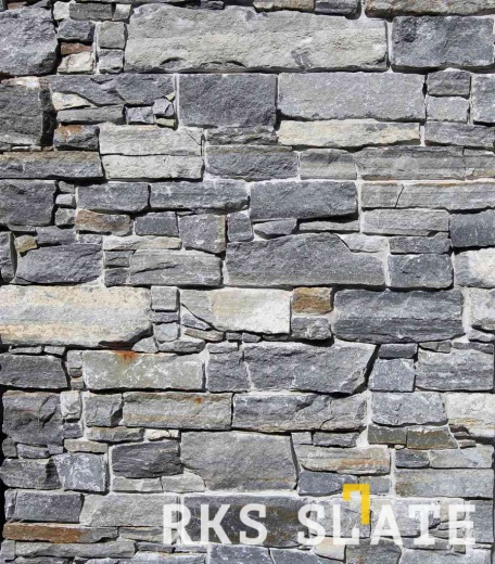 Натуральный камень для фасада RKS SLATE Nordic Blend Strips