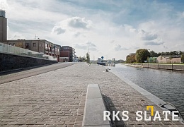 Брусчатка RKS Slate Belgian Grey 100х100 мм