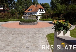 Брусчатка RKS Slate Belgian Grey 100х100 мм