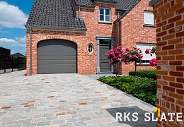 Брусчатка RKS Slate Belgian Grey 100х100 мм