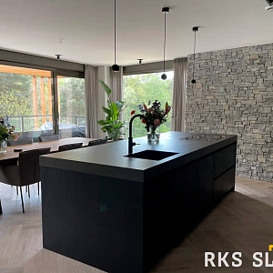 Камень для отделки стен 3D панели RKS SLATE Гранит Sesame Grey Country