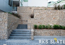Облицовочный камень RKS SLATE Sesame Yellow Quartz Strips