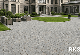 Брусчатка RKS Slate Belgian Grey 100х100 мм