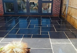 Плитка из известняка Belgian Black 600x300 мм