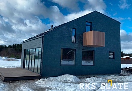 Фасадный сланец RKS SLATE Graphite Natural 400х200 мм