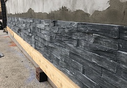 3D панели RKS SLATE Сланец Black Bark Rockface