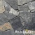 Облицовочный камень для фасада RKS SLATE Chittor Black Limestone Loose