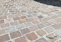 Брусчатка RKS Slate Belgian Multi 100х100 мм
