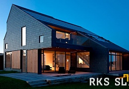 Фасадный сланец RKS SLATE Graphite Natural 400х200 мм