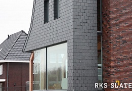 Фасадный сланец RKS SLATE Graphite Natural 400х200 мм