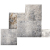 Натуральная плитка из травертина Silver French Pattern для внутренней и внешней отделки — RKS SLATE 