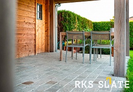 Брусчатка RKS Slate Belgian Grey 100х100 мм