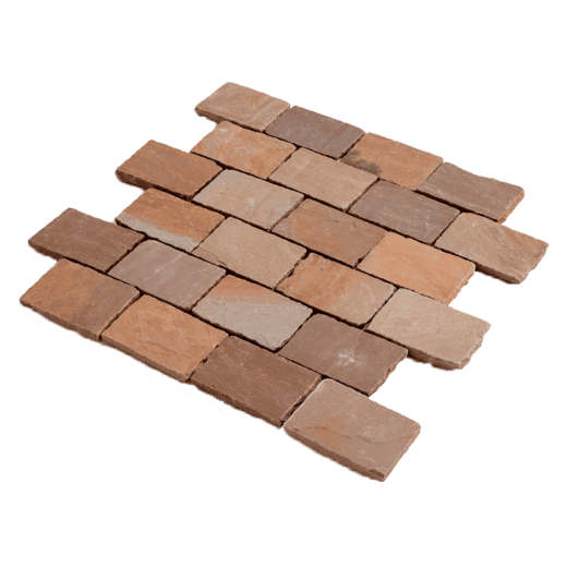 RKS Slate Belgian Multi 200х100 мм. Прочная тротуарная плитка и плитка для пола из натурального песчаника. Лучшая цена на плитку из камня известняк