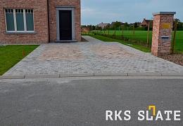 Брусчатка RKS Slate Belgian Grey 100х100 мм