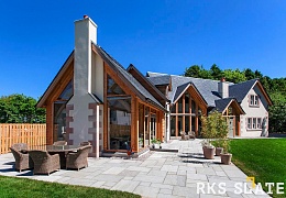 Фасадный сланец RKS SLATE Graphite Natural 400х200 мм