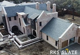 Фасадный сланец RKS SLATE Graphite Natural 400х200 мм