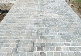 Брусчатка RKS Slate Belgian Grey 100х100 мм