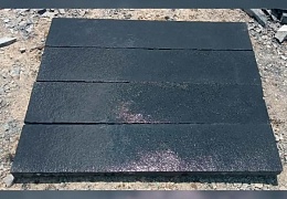 Бордюр (поребрик) из камня, Belgian Black, колотый, 80х1000 мм