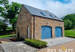 Фасадный сланец RKS SLATE Graphite Natural 400х200 мм