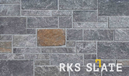 Камень для облицовки камина RKS SLATE Greenwich Gray Temple