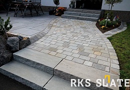 Брусчатка RKS Slate Belgian Grey 100х100 мм