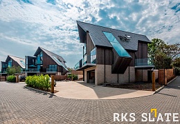 Фасадный сланец RKS SLATE Graphite Natural 400х200 мм