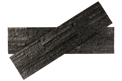 3D мозаика из натурального камня Кварцита Black Quartz Pencil 