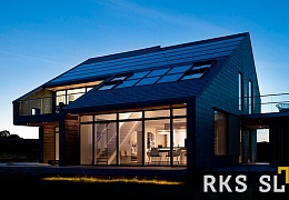 Фасадный сланец RKS SLATE Graphite Natural 400х200 мм