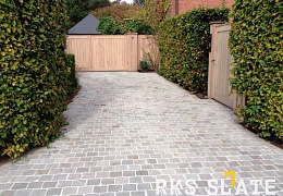 Брусчатка RKS Slate Belgian Grey 100х100 мм