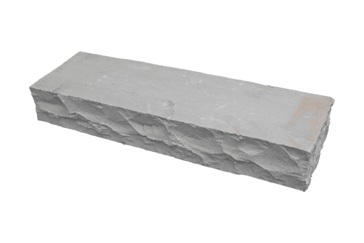 Серый Бордюр (поребрик) из камня, Belgian Grey, колотый, 50х1000 мм из натурального камня песчаник