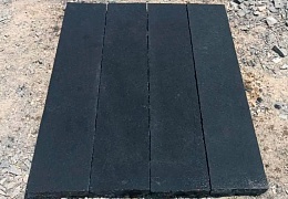 Бордюр (поребрик) из камня, Belgian Black, колотый, 80х1000 мм