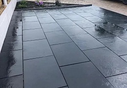 Плитка из известняка Belgian Black 600x300 мм