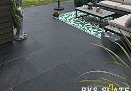 Плитка из известняка Belgian Black 600x300 мм