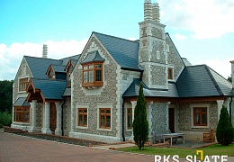 Фасадный сланец RKS SLATE Graphite Natural 400х200 мм