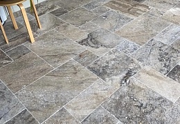 Плитка из травертина Silver French Pattern