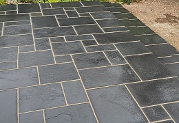 Плитка из известняка Belgian Black 600x300 мм