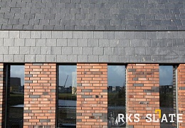Фасадный сланец RKS SLATE Graphite Natural 400х200 мм
