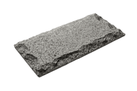 Темно-серая Гранитная плитка Dark Grey, Mushroom под скалу колотая купить в  Абакане