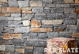 Облицовочный камень RKS SLATE Nordic Blend Strips