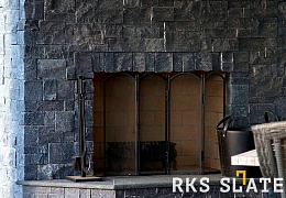 Облицовочный камень RKS SLATE Midnight Black Castle